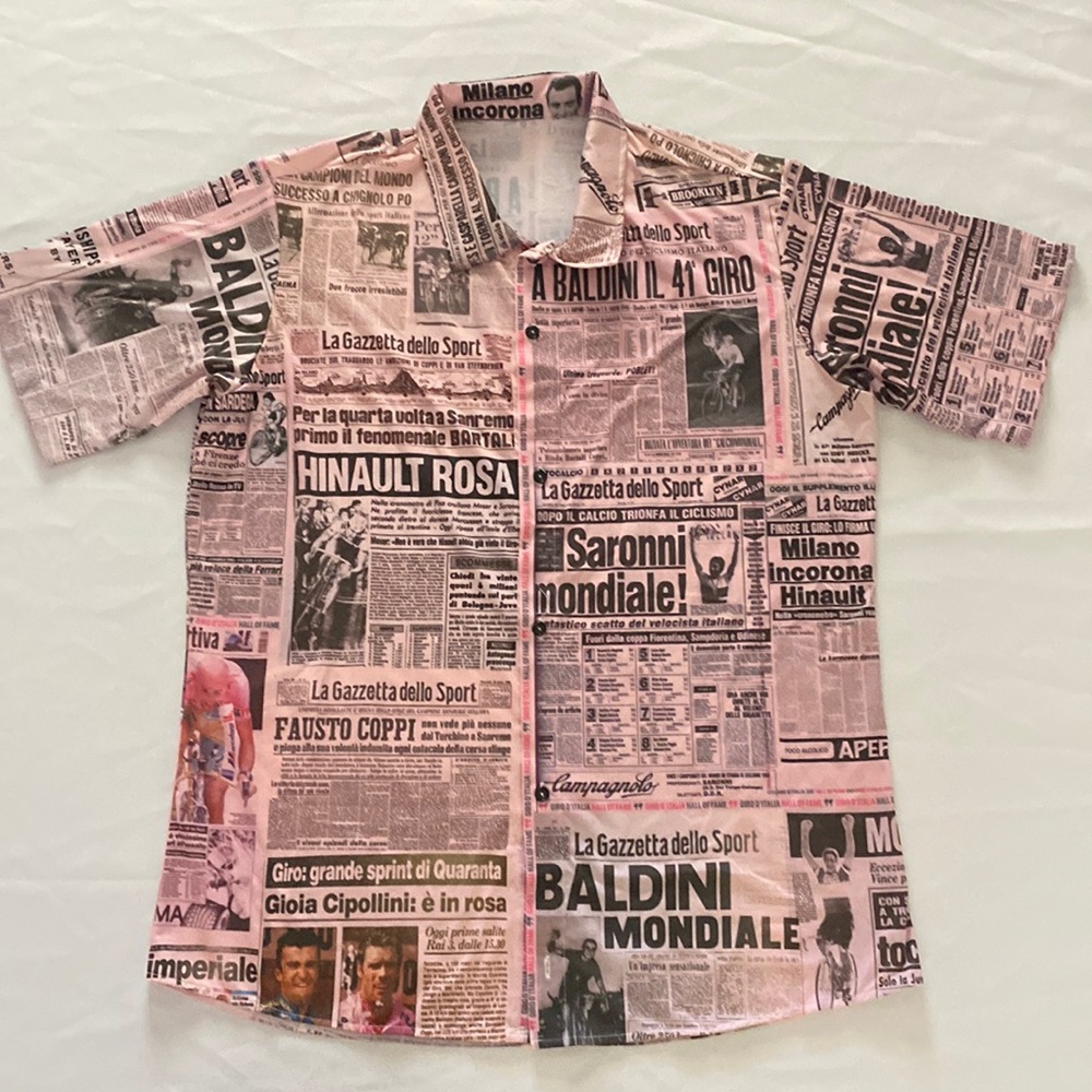 🚴1977 Giro D’Italia Hall of Fame Button Up🚴